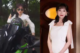 68岁赵雅芝骑重机车，又帅又美的形象获得网友称赞图片