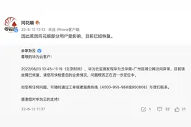 同花顺回应APP崩了：部分用户受华为云服务故障影响，目前已恢复图片