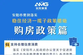 一图读懂丨安阳市贯彻落实稳住经济一揽子政策措施：购房政策篇图片