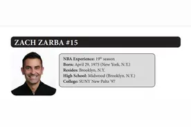 总决赛G6裁判团：主裁扎克-扎尔巴 回放中心裁判约什-蒂文图片