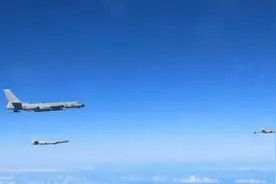 警告百次不如轰炸机飞一次！解放军3架轰-6同框霸气出击图片