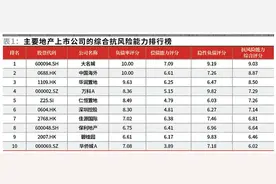 2022年度地产上市公司50强图片