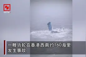 突发！一货轮在香港西南海域断裂，约30名船员弃船逃生图片