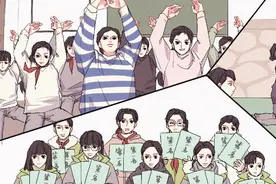 「挑战365天正能量速写画」第215期：英语老师带乡村学生跳街舞获了奖图片