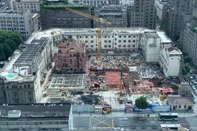 上海百年建筑修缮新进展，“小红楼”时隔一年半将返原址，为何建筑平移变多了图片