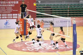 三大球四川城市联赛 排球项目男女四强诞生图片
