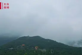 流动的水墨画！雨后千佛山云雾环绕似仙境图片