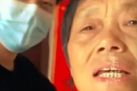 男孩全副武装偷偷回老家给爷爷奶奶惊喜，奶奶认出后反应让人泪目图片