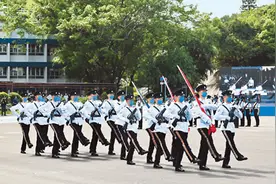 中式步操亮相香港警察学院图片