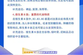 钦州科普日历丨白发突然增多?可能是身体缺这4种营养….图片