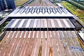 这座超级高铁站，拥有中国编号最大的站台图片