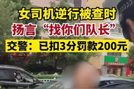 极目快评｜逆行堵路的女司机受罚，她要找的“队长”是否真有其人？图片