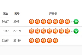 祝贺厦门泉州各喜中体彩大乐透第22081期一等奖1注单注奖金587万元图片