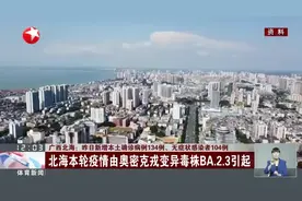 广西北海：昨日新增本土确诊病例134例、无症状感染者104例
