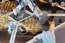 俄罗斯7岁男童下棋太快，对弈机器人“急了”竟夹断其手指图片