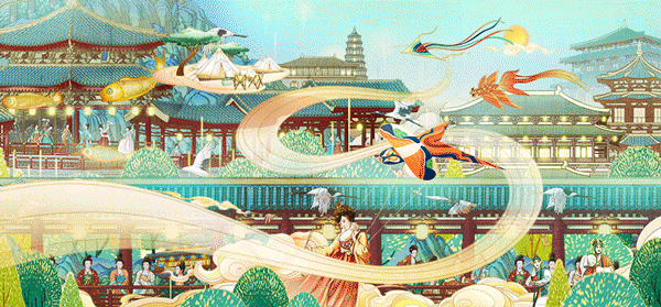 来啦,来啦,兴庆宫原创表情包惊喜上线啦~图片