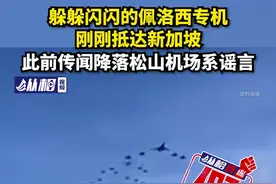 躲躲闪闪的佩洛西专机刚刚抵达新加坡，此前传闻降落松山机场系谣言图片