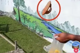 山东一动物园小孩鞋子掉进猩猩园，饲养员用爆米花和猩猩进行交换图片