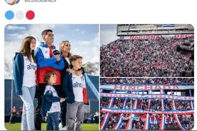 归来爱你依旧！苏亚雷斯晒照 回归亮相仪式上球场座无虚席图片