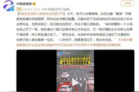 女童探身车窗外跌落车道，压实线挡车流救人的车主已找到图片