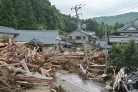 （外代一线）日本暴雨致多地河流泛滥图片
