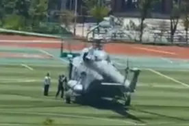 云辟谣｜四川西昌一直升机送学生到学校？学校：系应急演练图片