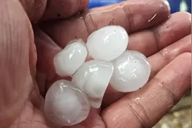 上海极端高温为何还会下冰雹？专家：正常图片