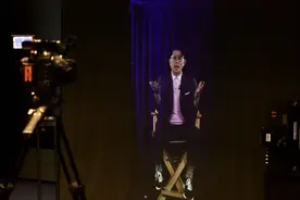 《麦路人》北影节展映，郭富城“全息影像”现身跟观众互动交流图片