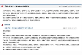 四川一村民投诉村镇每天不定时停电，电力公司人员：电网负荷太大，自己家也在停电图片