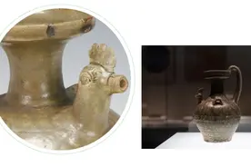 鸡首壶，大吉大利图片