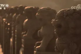 这只狮子已经坐立于中国千年图片