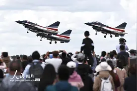 长春航展 酷炫蓝天图片