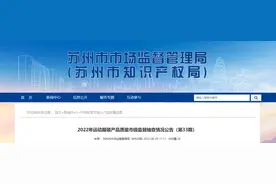 江苏省苏州市市场监管局发布2022年运动服装产品质量市级监督抽查情况公告（第33期）图片