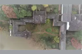 晚潮｜明招山，连绵植被包裹嶙峋风骨图片