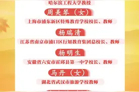 2022年全国教书育人楷模名单发布！是这12位老师图片
