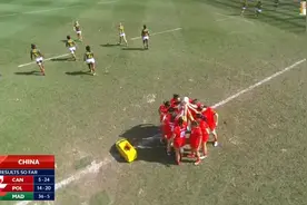 中国女橄获2022七人制橄榄球世界杯第13名图片