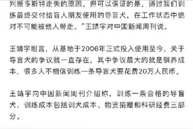 单只导盲犬培训成本达19.6万元图片