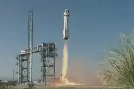 美国蓝色起源公司发射火箭失败 升空1分钟即中止图片