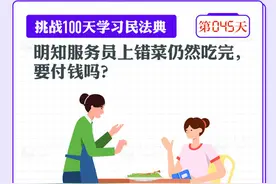 以案说法｜明知服务员上错菜仍然吃完，要付钱吗？图片