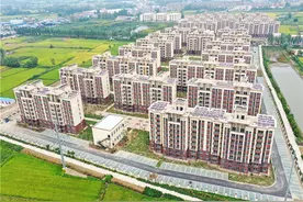 安徽淮南：淮河行蓄洪区安置小区加快建设图片