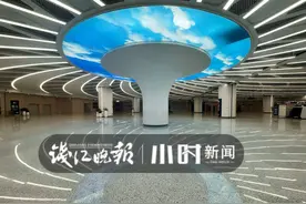 狠狠期待吧，杭州地铁19号线月底前开通！机场交通中心已试运行，记者正在体验图片