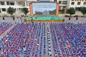 百日行动（一三五）| 勿忘国耻、强国有我——广西龙邦出入境边防检查站开展纪念“九一八”爱国主题教育宣传进校园活动图片