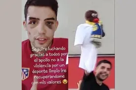 因举猴子娃娃羞辱维尼修斯街头被打，马竞球迷：会继续捍卫我的队图片