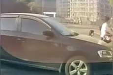 处理结果来了！女子将车横停路中后弃车带娃离去：被记1分、罚款200元视频封面