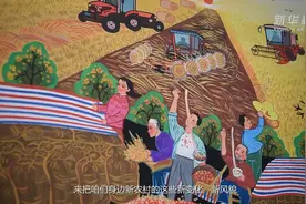 陕西鄠邑：农民画家创作百幅作品展现乡村变迁图片