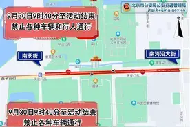 北京市交管局：明早6点半，长安街及天安门广场周边部分道路将采取临时交通管理措施图片
