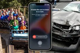 美国女子坐过山车，苹果手机侦测车祸自动报警，警察白跑一趟图片