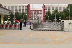 小学生出校门空翻后跳上电瓶车后座，爸爸：他学武术两年图片