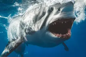 这种鲨鱼，曾是地球上生存过的“最强杀手”图片