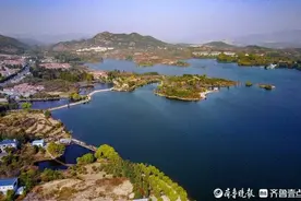 莱芜雪野湖水面广阔，济莱高铁通车将成济南“后花园”图片